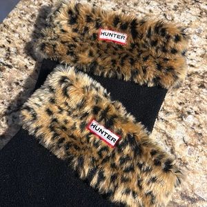 Hunter Leopard socks size 8